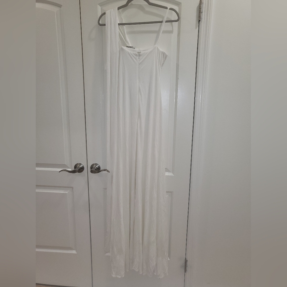 13. HALSTON BLAINE JERSEY TWIST GOWN SIZE 0 - Picture 8 of 9